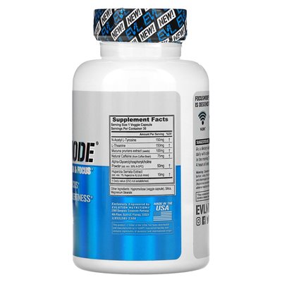 Evlution Nutrition, FocusMode, 30 kapsułek wegetariańskich