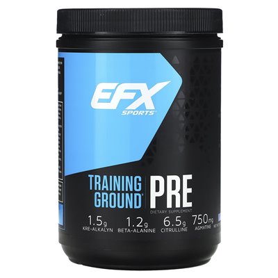 EFX Sports, Training Ground, Pre, Blueberry, 1 funt 1,64 uncji (500 g)