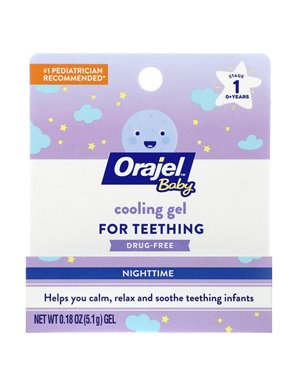 Orajel, Baby, Kühlgel zum Zahnen, für die Nacht, 0+Jahre, 0,18 oz (5,1 g)