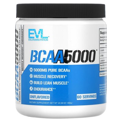 Evlution Nutrition, BCAA5000, Essential, 10.58 oz (300 g)