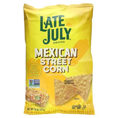 Late July Tortilla Chips, Mexikanischer Straßenmais, 7,8 oz (221 g)