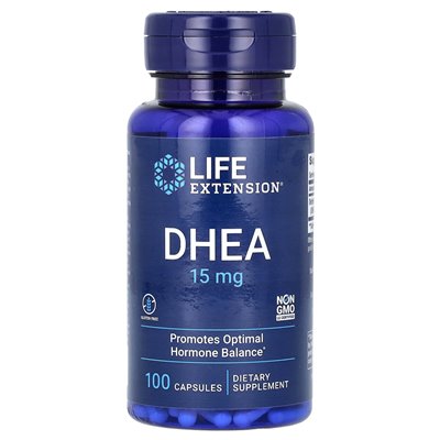 Life Extension, Dhea, 15 mg, 100 Kapseln