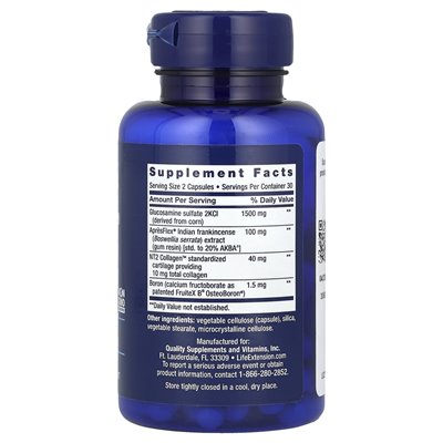 Life Extension, Arthromax® Advanced, NT2 Collagen ™ i Apresflex®, 60 kapsułek