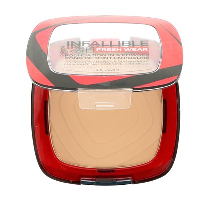 L'Oréal, Infallible 24 Hour Fresh Wear, Powder Foundation, 125 Buff Ivory, 0.31 oz (9 g)