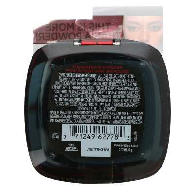 L'Oréal, Infallible 24 Hour Fresh Wear, Powder Foundation, 125 Buff Ivory, 0.31 oz (9 g)