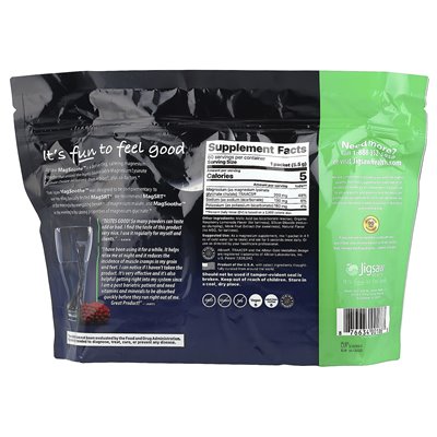 Jigsaw Health, Magsoothe ™, Tart Raspberry Lemonade, 60 pakietów, 5,5 g Jigsaw Health, Magsoothe ™, Tart Raspberry Lemonade, 60 pakietów, 5,5 g