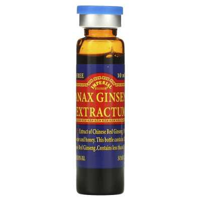 Imperial Elixir, Chinese Panax Ginseng Extract, 10 Bottles, 0.34 fl oz (10 ml)