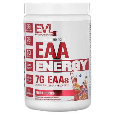 Evlution Nutrition, EAA Energy, Fruchtpunsch, 12,6 oz (357 g)