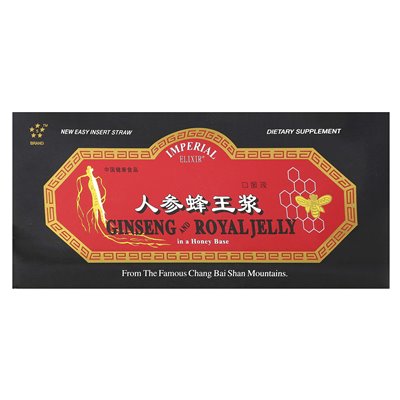 Imperial Elixir, Ginseng – Ginseng und Gelée Royale, 30 Flaschen, 0,34 fl oz (10 ml)