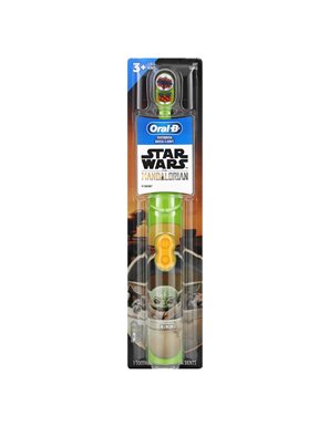 Oral-B, Battery Toothbrush, Soft, 3+ Yrs, Star Wars The Mandalorian, 1 Toothbrush Oral-B, Battery Toothbrush, Soft, 3+ Yrs, Star Wars The Mandalorian, 1 Toothbrush