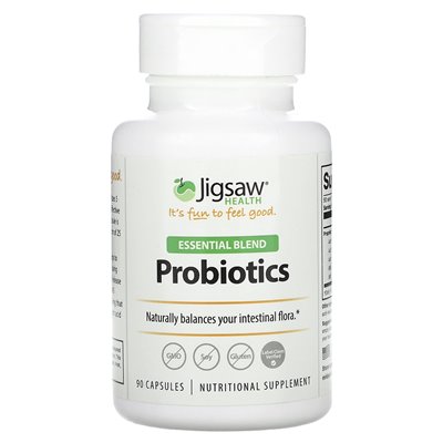 Jigsaw Health, Essential Blend, Probiotics, 90 kapsułek Jigsaw Health, Essential Blend, Probiotics, 90 kapsułek