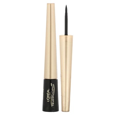 L'Oréal, Teleskop, flüssiger Eyeliner, 810 Schwarz, 0,08 fl oz (2,45 ml)