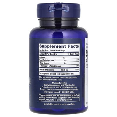 Life Extension, Verbesserte Zinksilane, Pfefferminze, 30 vegetarische Säugetiere