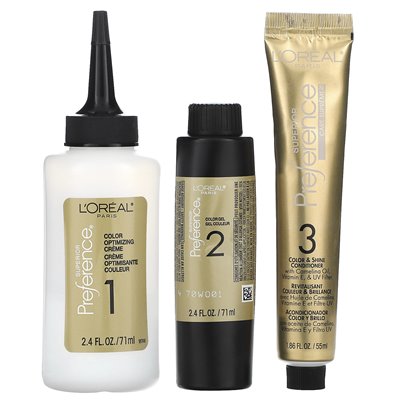 L'Oréal, Preference Superior, Luminous, Fade Fadeing Kolor, 4 ciemnobrązowy, 1 Zastosowanie