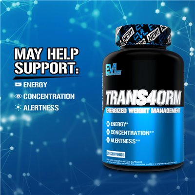 Evlution Nutrition, Trans4org, Energetic Weight Management, 60 Vegetarian Capsules