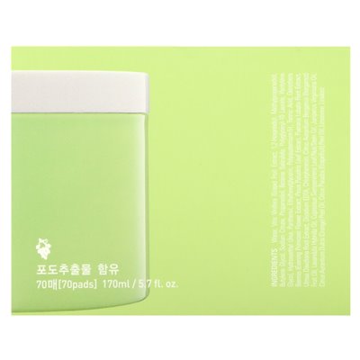 Frudia, Green Grape Pad, 70 Pads, 5.7 fl oz (170 ml)
