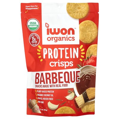 Iwon Organics, white chips, barbecue, 3 oz (85 g)
