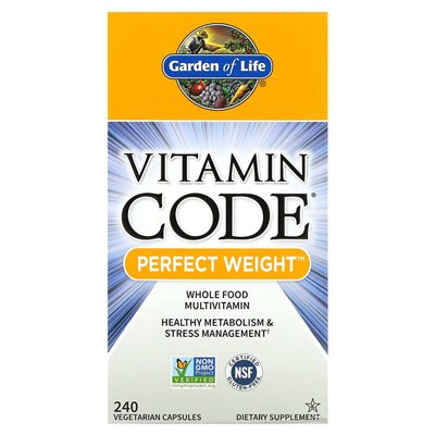 Garden of Life, Vitamin Code, Ideal Weight, 240 Vegetarian Capsules