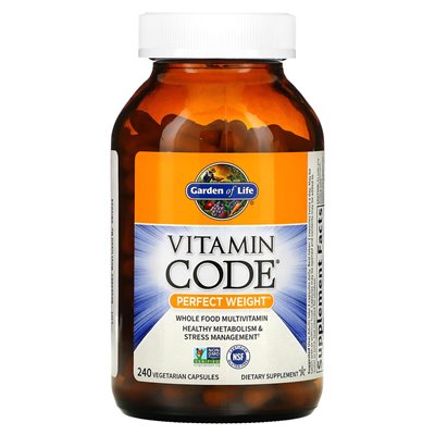 Garden of Life, Vitamin Code, Ideal Weight, 240 Vegetarian Capsules