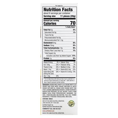 Earth's Best, Organic Cruchin' Grahams, For Ages 2+, Honey Sticks, 5.3 oz (150 g)