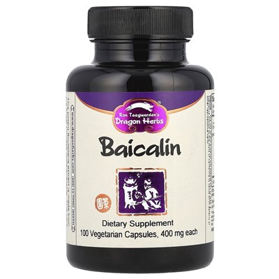 Zioła smoka, Baicalin, 1200 mg, 100 kapsułek wegetariańskich (400 mg na kapsułkę)