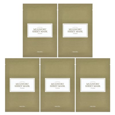I come with Mugwork Beauty Sheet Mask, 5 sheets, 0.77 fl oz (23 ml)