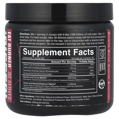 JNX Sports, Rozpruwacz!Burner tłuszczowy, lemoniada malinowa, 5,3 uncji (150 g) JNX Sports, Rozpruwacz!Burner tłuszczowy, lemoniada malinowa, 5,3 uncji (150 g)