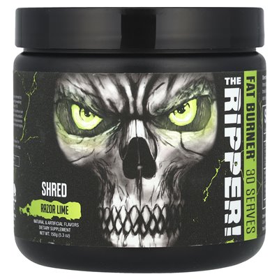JNX Sports, The Ripper, Fat Burner, Razor Lime, 5,3 uncji (150 g) JNX Sports, The Ripper, Fat Burner, Razor Lime, 5,3 uncji (150 g)