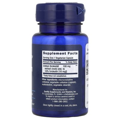 Life Extension, Forskolin, 10mg, 60 Vegetarian Capsules