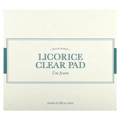 Ich komme von Lakorice Clear Pad, 60 Pads, 6,76 fl oz (200 ml)