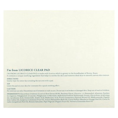 Ich komme von Lakorice Clear Pad, 60 Pads, 6,76 fl oz (200 ml)