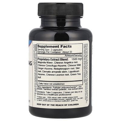 Dragon Herbs, Magnolia Sinus, 100 Vegetarian Capsules
