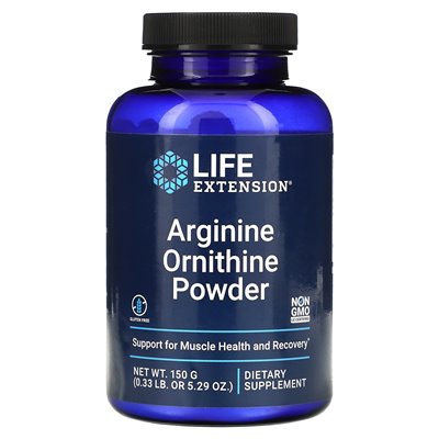 Rozszerzenie życia, argininowa ornityna proszek, 5,29 uncji (150 g)