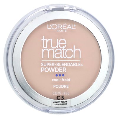 L'Oréal, True Match, Super Blendable Powder, C3 Creamy Natural, 0,33 Unzen (9,5 g)