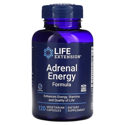 Life Expansion, Adrenal Energy Formula, 120 Vegetarian Capsules