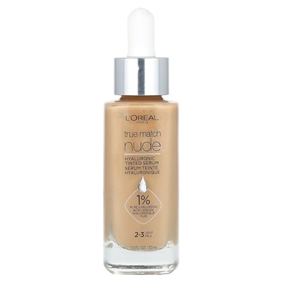 L'Oréal, True Match, Nude, getöntes Hyaluronserum, 2-3 Light, 1 fl oz (30 ml)