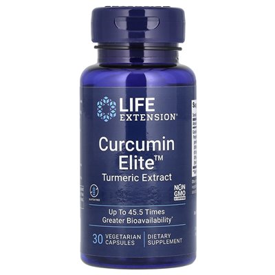 Life Extension, Curcumin Elite, Kurkuma-Extrakt, 30 vegetarische Kapseln