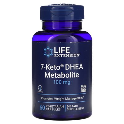 Life Extension, 7-Keto Metabolit DHEA, 100 mg, 60 Wegetariańskich Kapsułek