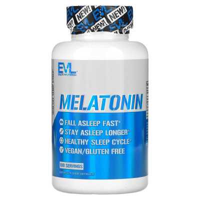 Evlution Nutrition, melatonina, 100 tabletek