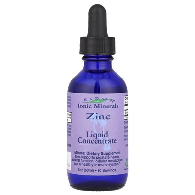 Eidon Ionic Minerals, Zink, Flüssigkonzentrat, 2 oz (60 ml)