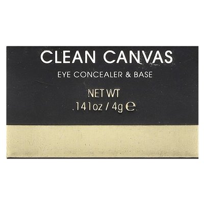 Gerard Cosmetics, Blank Canvas, Concealer & Augen-Foundation, Weiß, 0,141 oz (4 g)