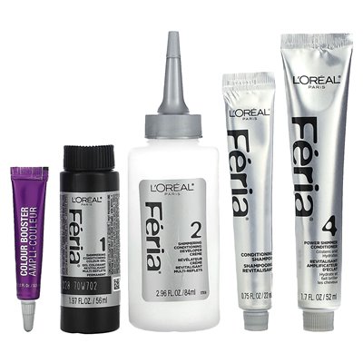 L'Oréal, Feria, Power Violet, Lnowizujący kolor o wysokiej intensywności, V28 Midnight Violet, 1 Zastosowanie