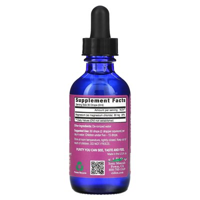 Eidon Ionic Minerals, Ionische Mineralien, Magnesium, Flüssigkonzentrat, 2 oz (60 ml)