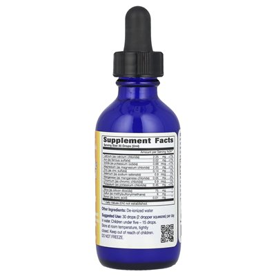 Minerały jonowe eidonu, wielokrotne minerały, koncentrat ciekłowy, 2 uncje (60 ml)