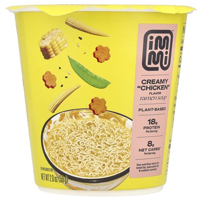 IMMI, CUP RAMEN-Suppe, cremiges Huhn, 2 oz (59 g)