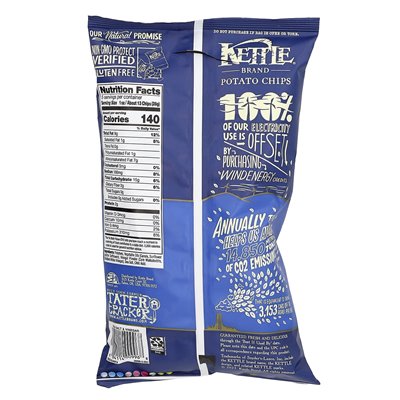 Kettle Foods, Kartoffelchips, Meersalz und Essig, 5 oz (141 g)