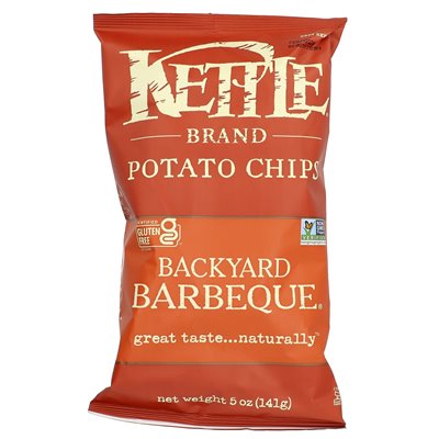 Kettle Foods Kartoffelchips Backyard Grill 5oz (141g)