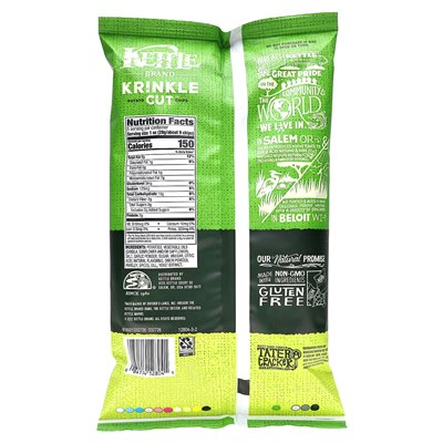 Kettle Foods, Krinkle Cut Chips, Dill Pickle, 5 uncji (141 g) Kettle Foods, Krinkle Cut Chips, Dill Pickle, 5 uncji (141 g)