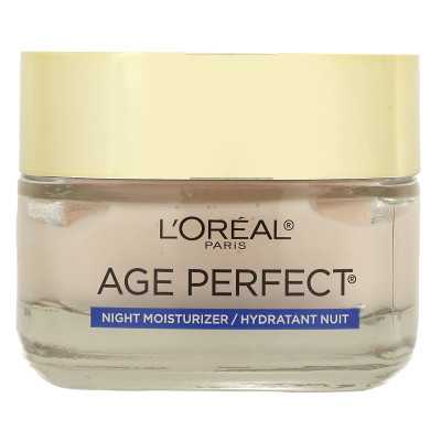 L'Oréal, wiek doskonały różowy ton, krem nawilżający noc chłodzący, 1,7 uncji (48 g) L'Oréal, wiek doskonały różowy ton, krem nawilżający noc chłodzący, 1,7 uncji (48 g)
