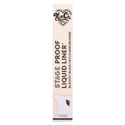 Kimchi Chic Beauty, Stage Proof Liquid Liner®, 01 Classic Brush, Blackest Black, 0,1 Fl Oz (3 ml)